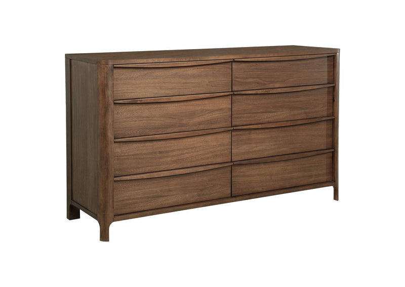 223321Q-S5 Maderia 5-piece Queen Bedroom Set Walnut