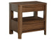 223322 Maderia 2-drawer Nightstand Bedside Table Walnut