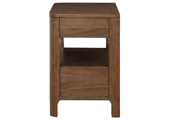 223322 Maderia 2-drawer Nightstand Bedside Table Walnut