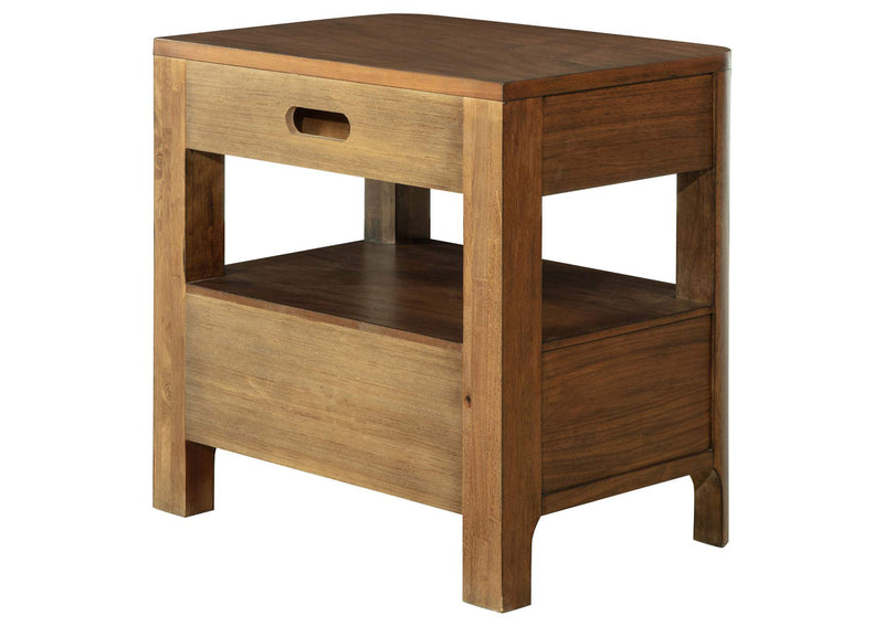 223322 Maderia 2-drawer Nightstand Bedside Table Walnut