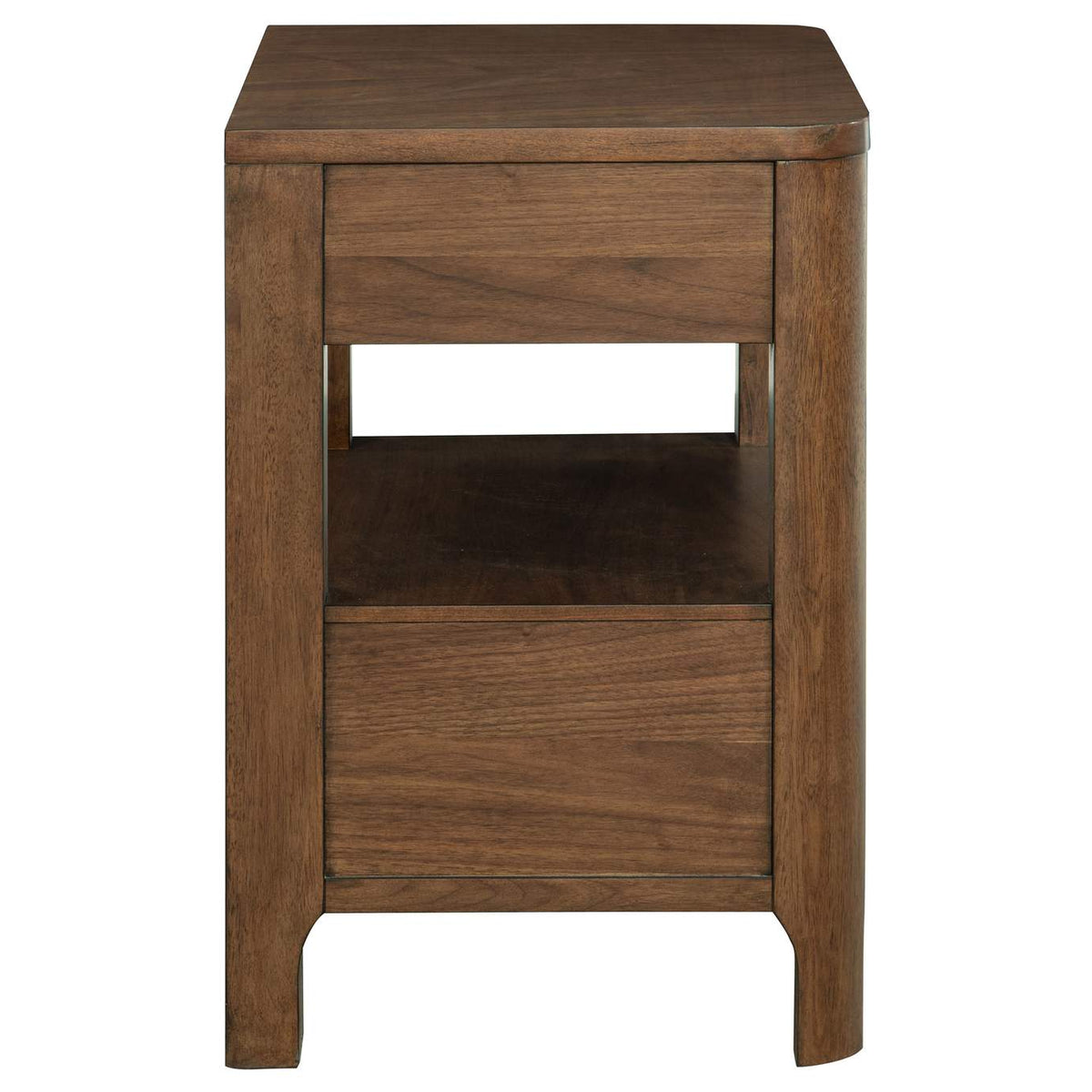 223322 Maderia 2-drawer Nightstand Bedside Table Walnut