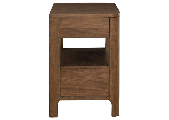 223322 Maderia 2-drawer Nightstand Bedside Table Walnut