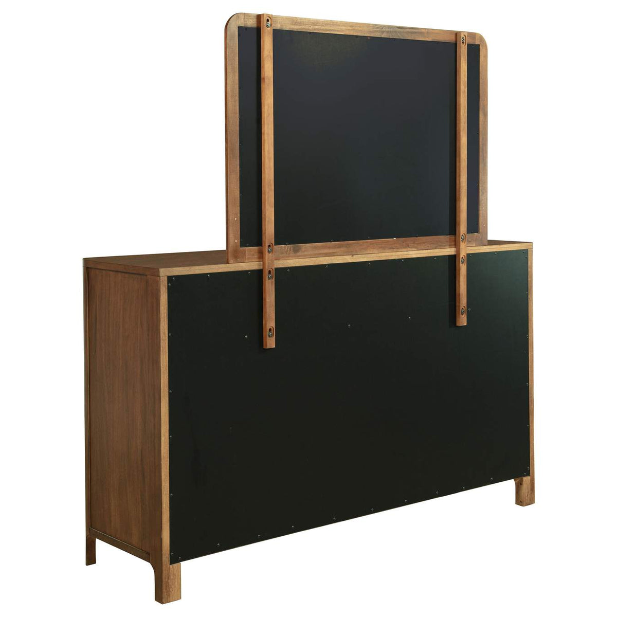 223323M Maderia 8-drawer Dresser and Mirror Walnut