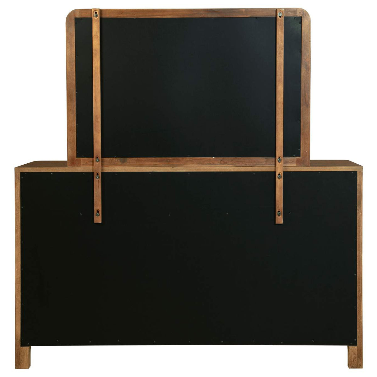 223323M Maderia 8-drawer Dresser and Mirror Walnut