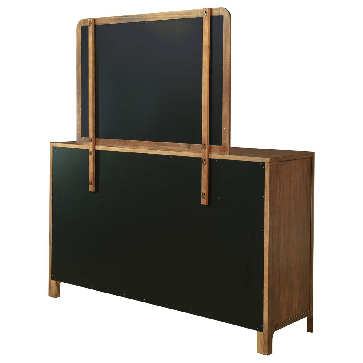 223323M Maderia 8-drawer Dresser and Mirror Walnut
