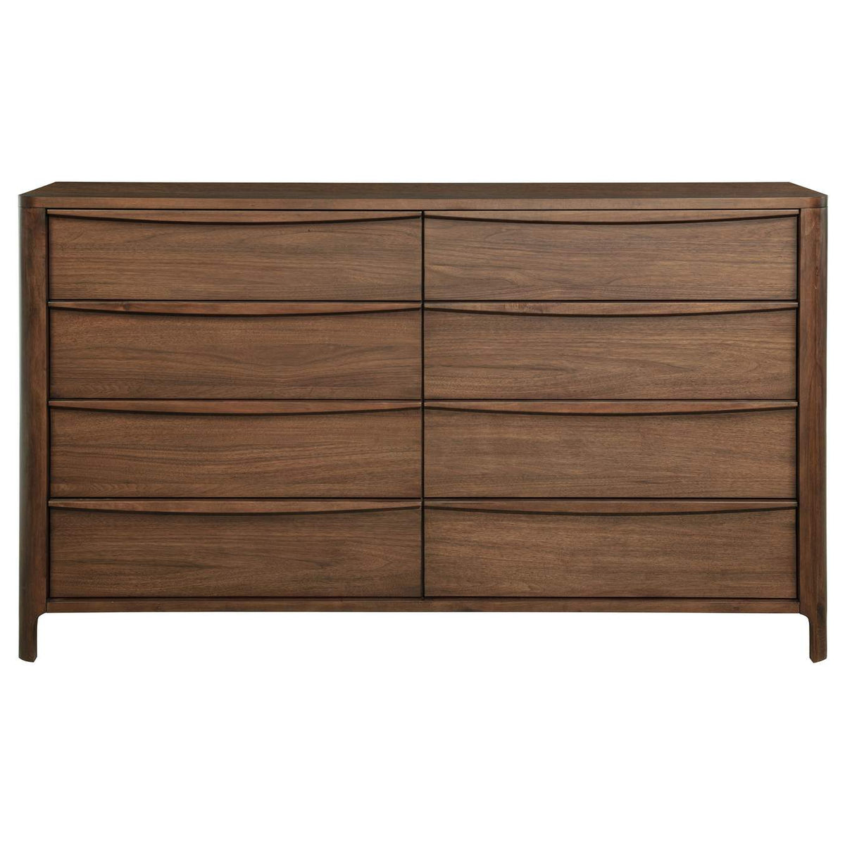 223323 Maderia 8-drawer Dresser Cabinet Walnut