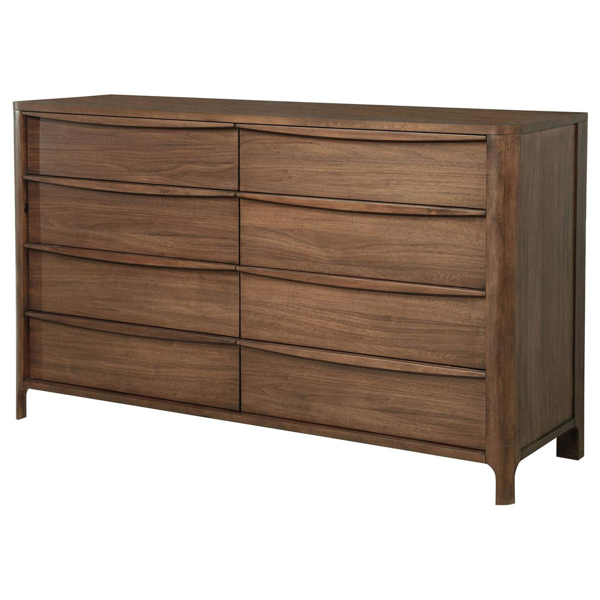 223323 Maderia 8-drawer Dresser Cabinet Walnut