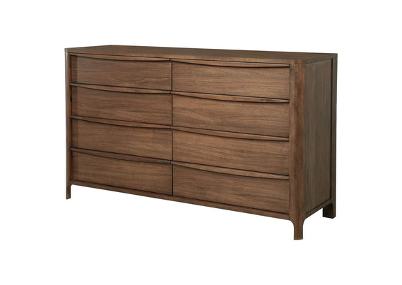223323 Maderia 8-drawer Dresser Cabinet Walnut