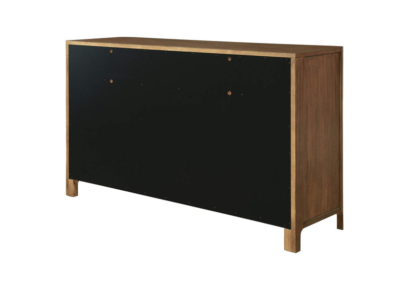 223323 Maderia 8-drawer Dresser Cabinet Walnut