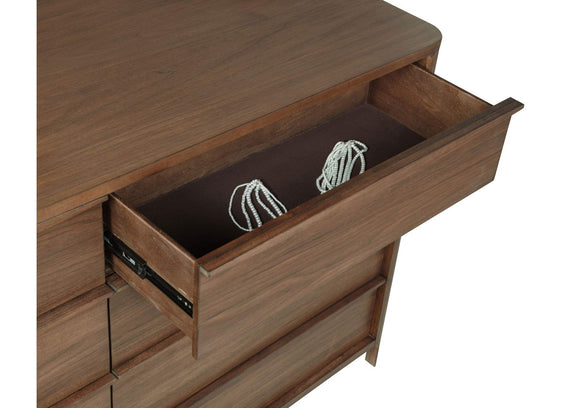 223323 Maderia 8-drawer Dresser Cabinet Walnut