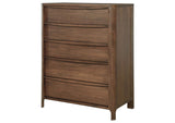 223325 Maderia 5-drawer Chest of Drawers Walnut