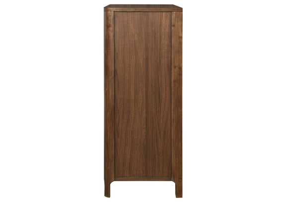223325 Maderia 5-drawer Chest of Drawers Walnut