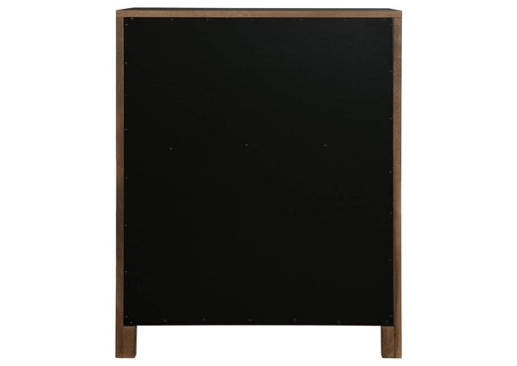 223325 Maderia 5-drawer Chest of Drawers Walnut