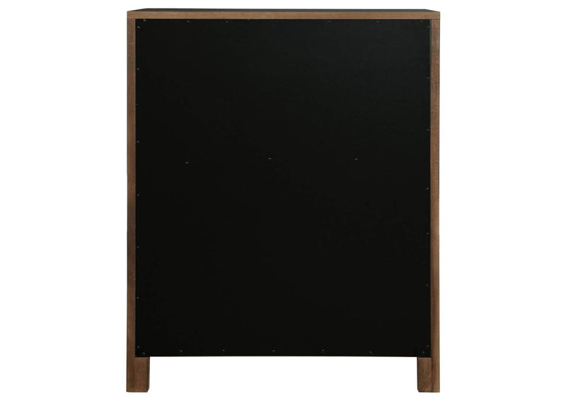 223325 Maderia 5-drawer Chest of Drawers Walnut
