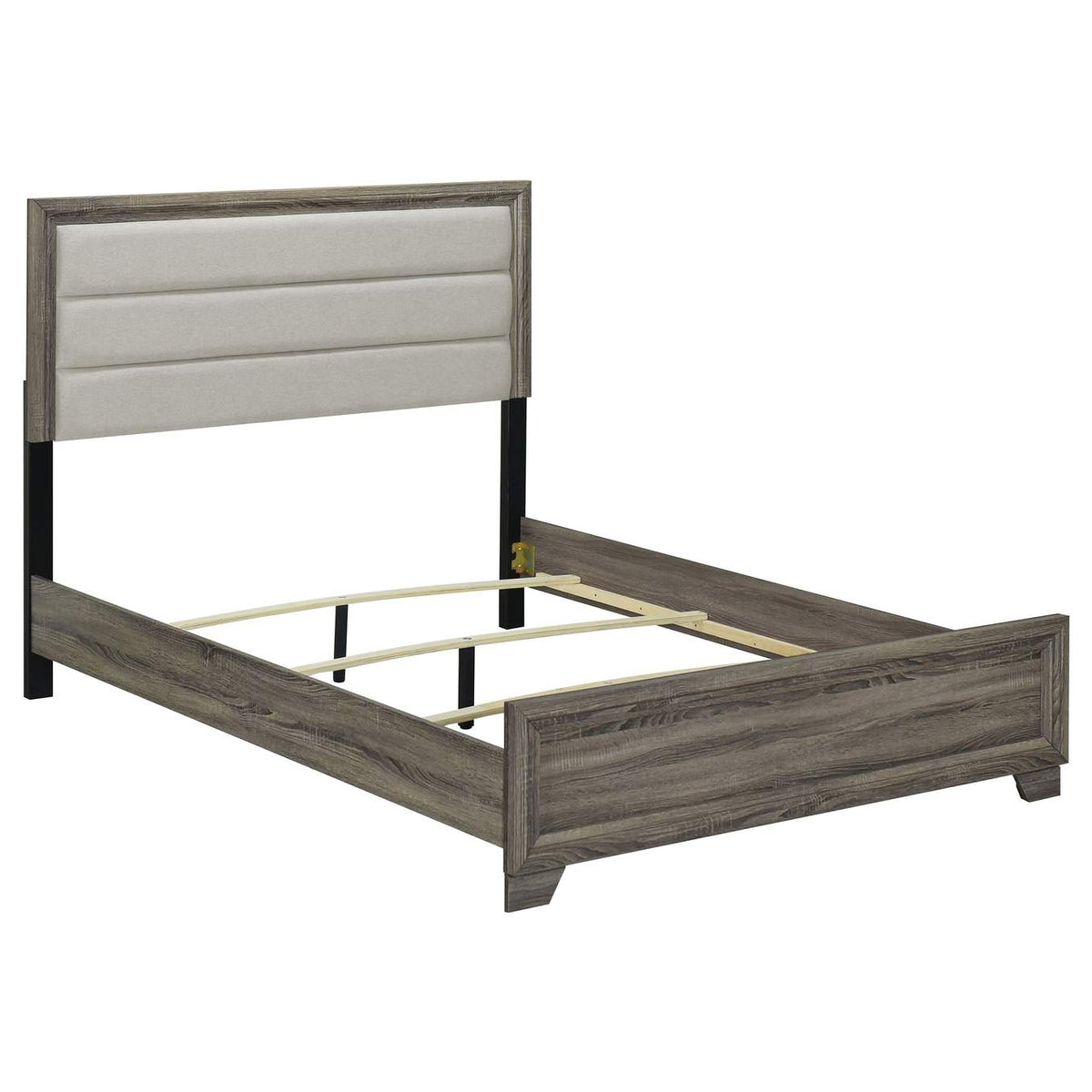 223341KW-S5 Wright 5-piece California King Bedroom Set Brown Oak