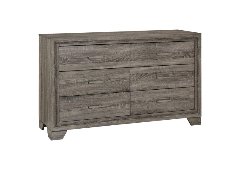223341KW-S5 Wright 5-piece California King Bedroom Set Brown Oak