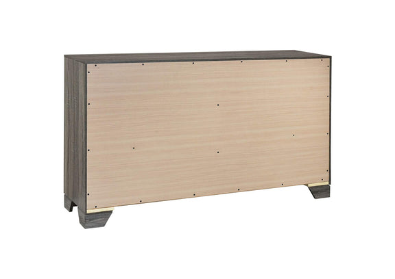 223341KW-S5 Wright 5-piece California King Bedroom Set Brown Oak