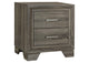 223342 Wright 2-drawer Nightstand Bedside Table Brown Oak
