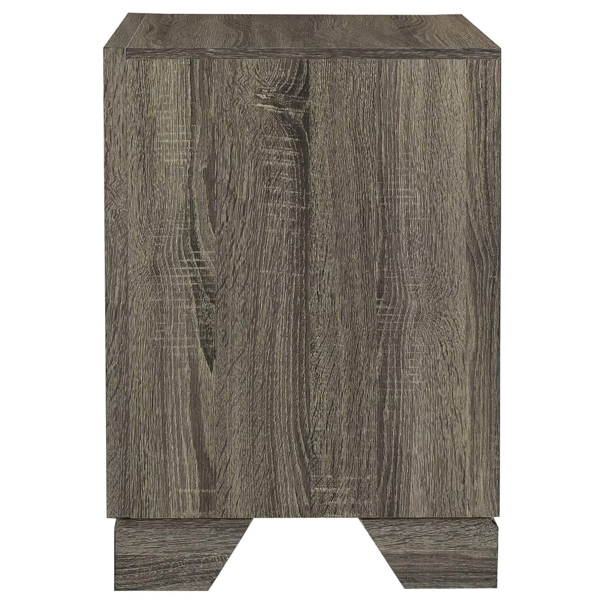 223342 Wright 2-drawer Nightstand Bedside Table Brown Oak