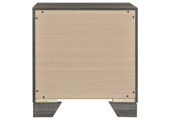 223342 Wright 2-drawer Nightstand Bedside Table Brown Oak