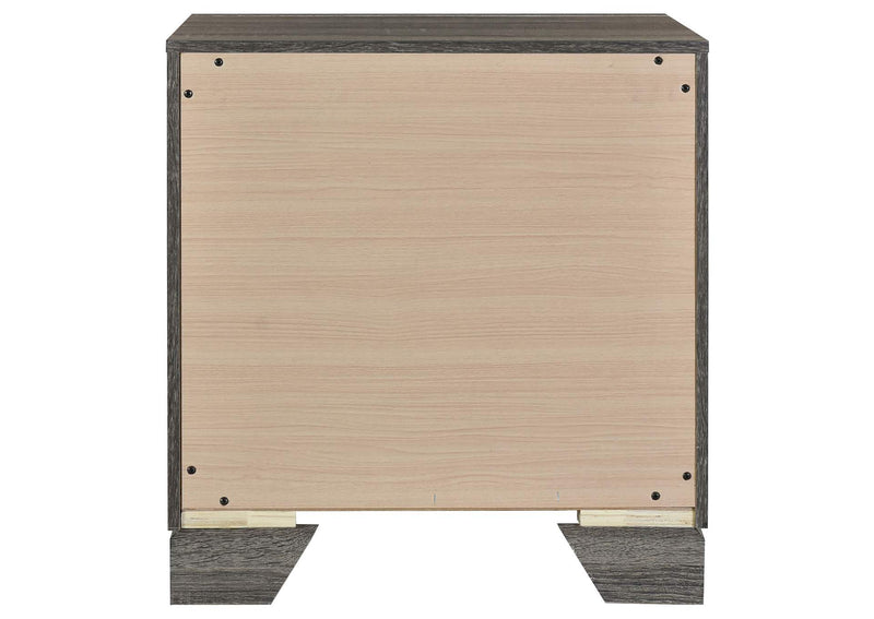 223342 Wright 2-drawer Nightstand Bedside Table Brown Oak