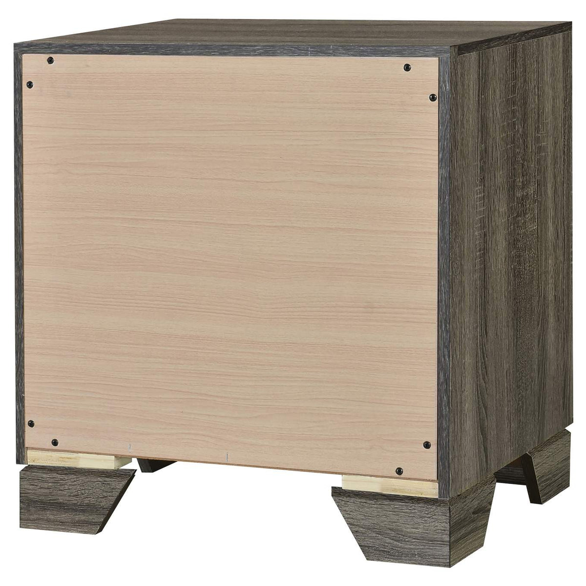 223342 Wright 2-drawer Nightstand Bedside Table Brown Oak