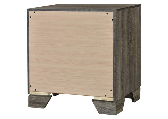 223342 Wright 2-drawer Nightstand Bedside Table Brown Oak