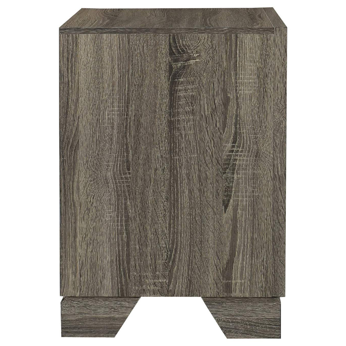 223342 Wright 2-drawer Nightstand Bedside Table Brown Oak