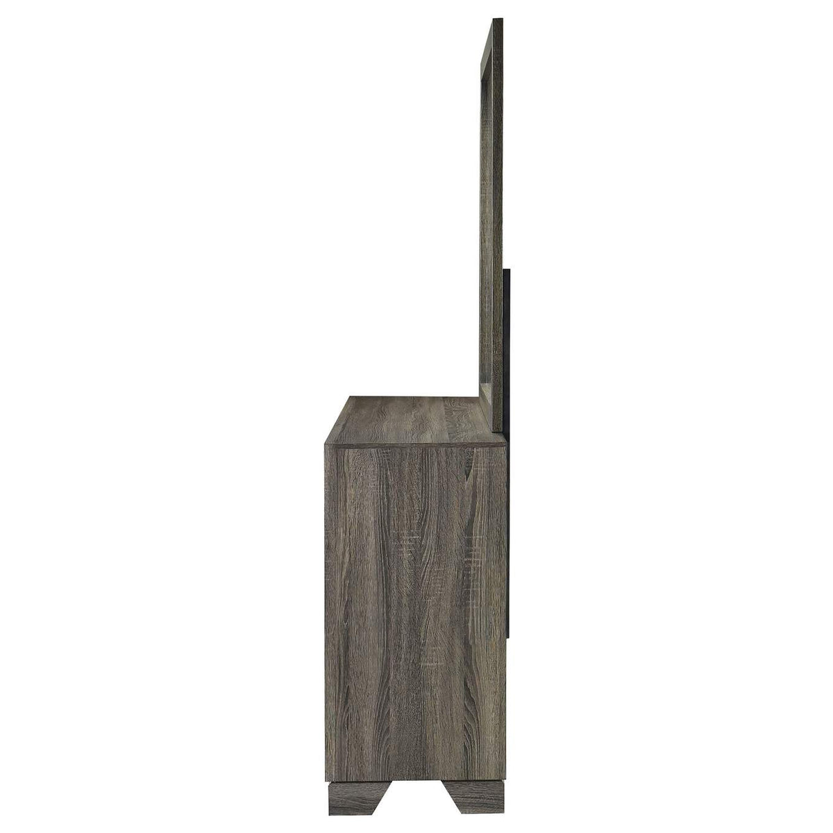 223343M Wright 6-drawer Dresser and Mirror Brown Oak