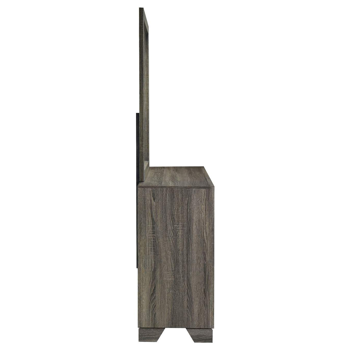 223343M Wright 6-drawer Dresser and Mirror Brown Oak