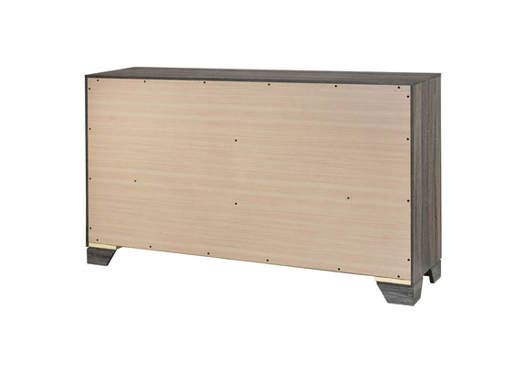 223343 Wright 6-drawer Dresser Cabinet Brown Oak