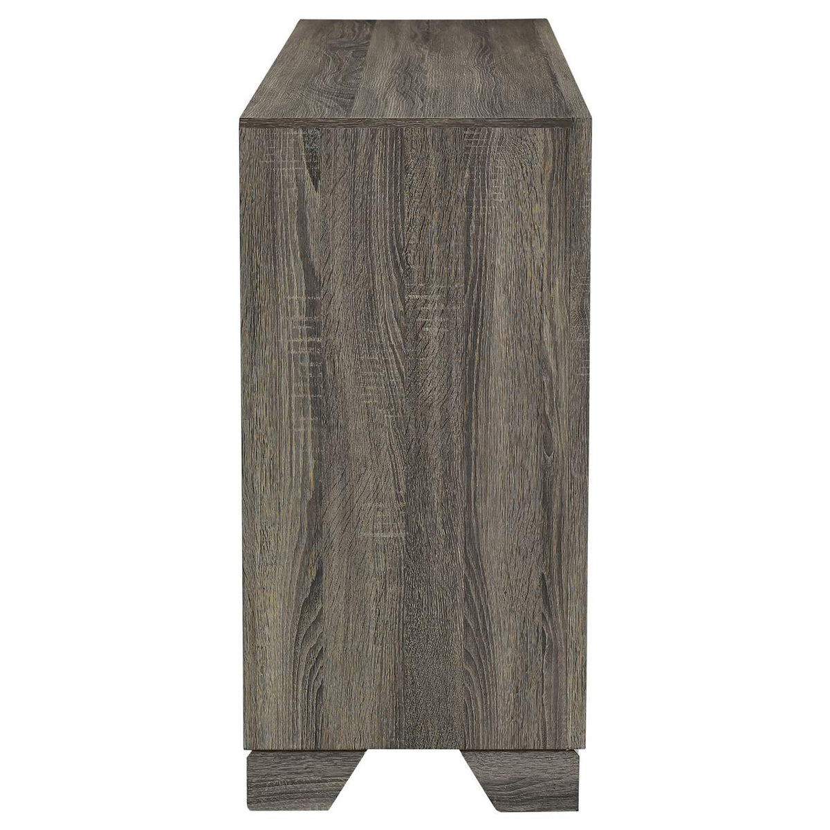 223343 Wright 6-drawer Dresser Cabinet Brown Oak