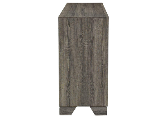 223343 Wright 6-drawer Dresser Cabinet Brown Oak
