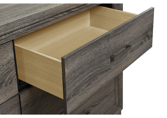 223343 Wright 6-drawer Dresser Cabinet Brown Oak
