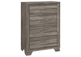 223345 Wright 4-drawer Chest of Drawers Brown Oak