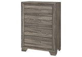223345 Wright 4-drawer Chest of Drawers Brown Oak