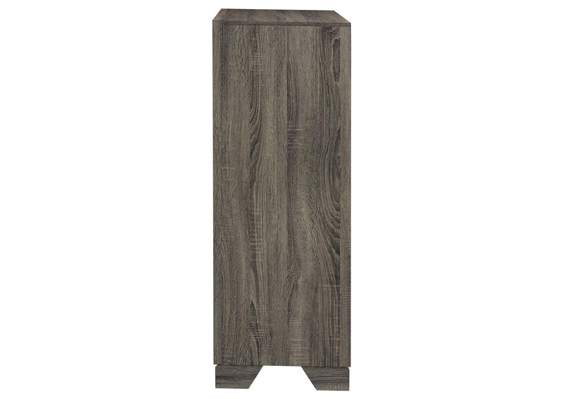 223345 Wright 4-drawer Chest of Drawers Brown Oak