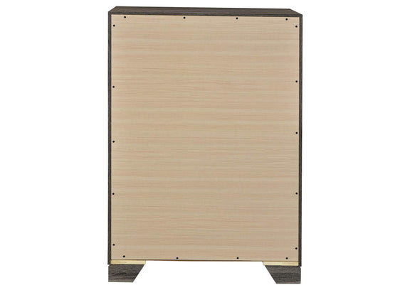 223345 Wright 4-drawer Chest of Drawers Brown Oak