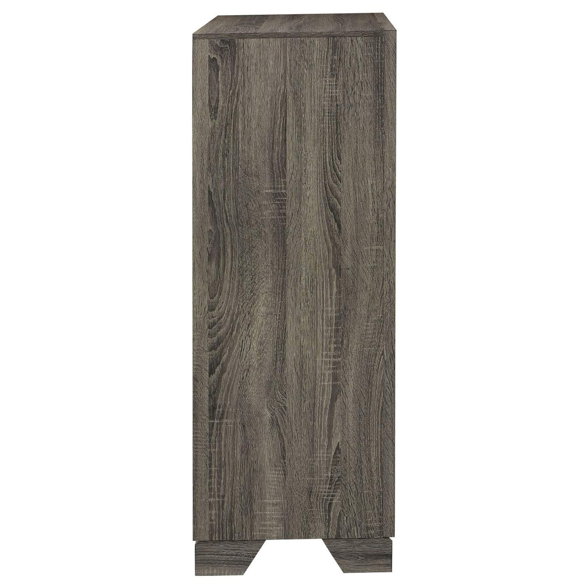 223345 Wright 4-drawer Chest of Drawers Brown Oak