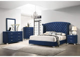 Melody 5-piece Eastern King Bedroom Set Pacific Blue