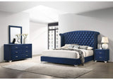 Melody 4-piece Queen Bedroom Set Pacific Blue