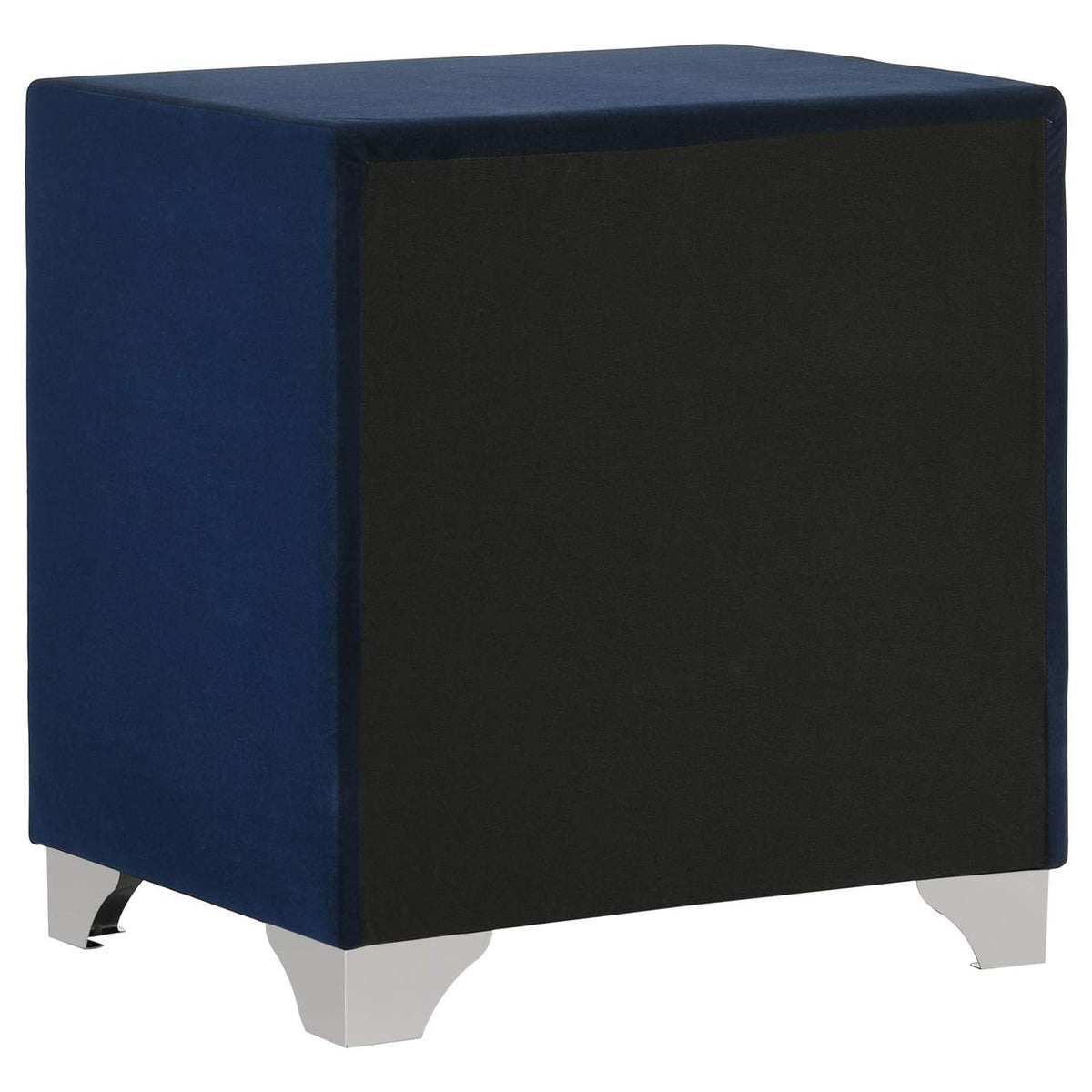 223372 Melody Upholstered 2-drawer Nightstand Pacific Blue