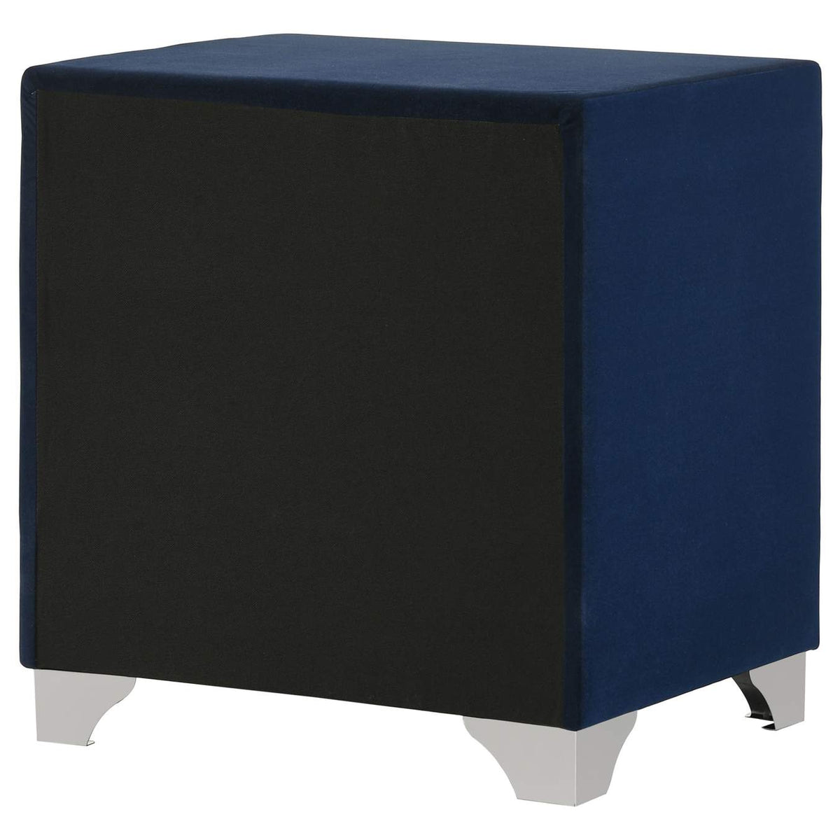 223372 Melody Upholstered 2-drawer Nightstand Pacific Blue