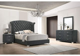223381KE-S4 Melody 4-piece Eastern King Bedroom Set Grey