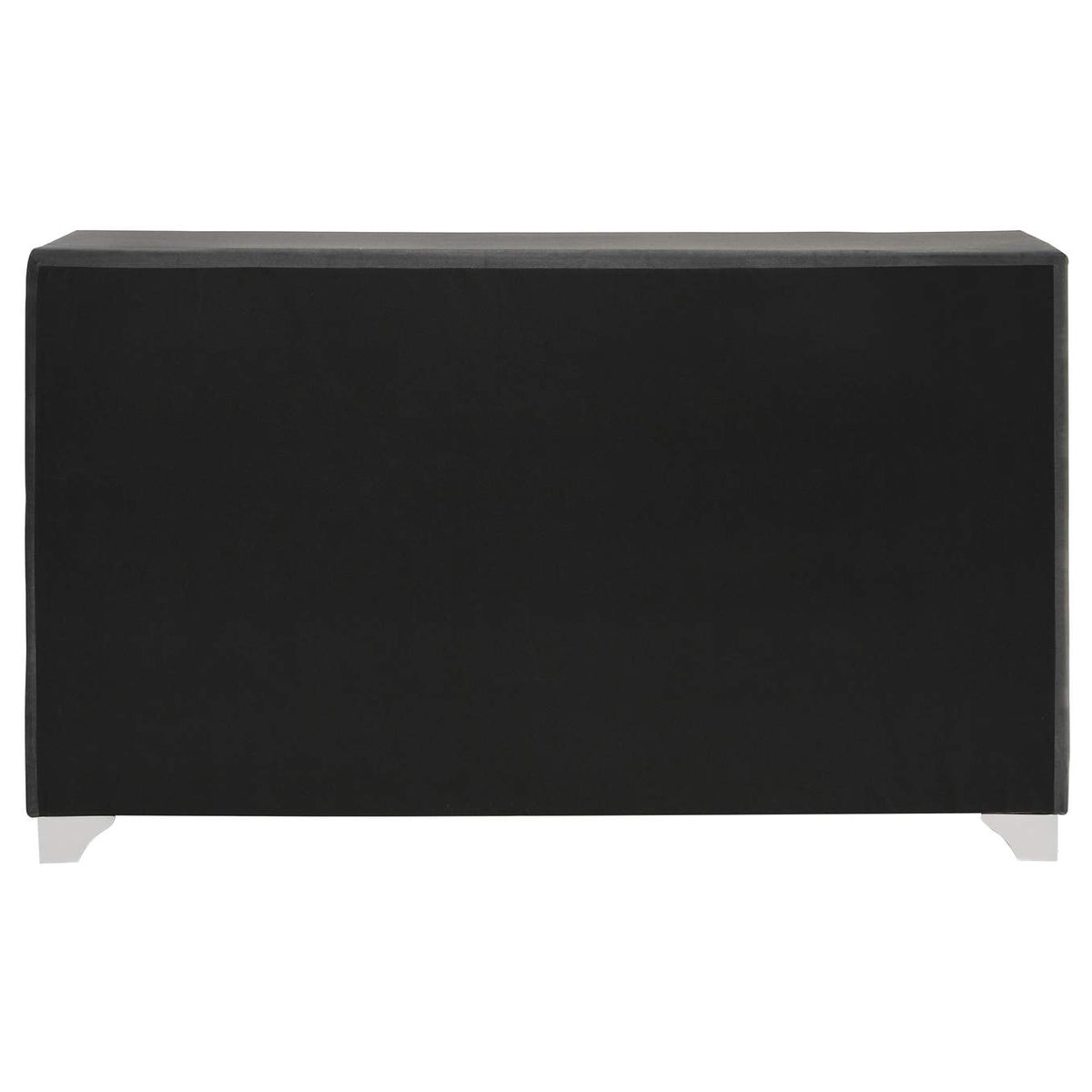 223383 Melody 6-drawer Upholstered Dresser Grey