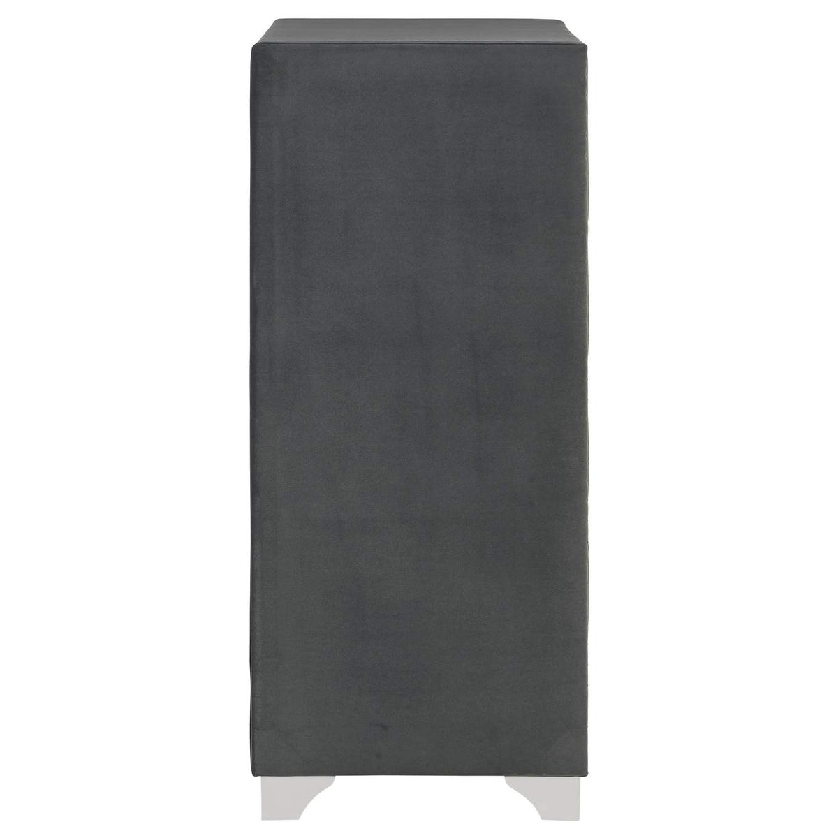 223385 Melody 5-drawer Bedroom Chest Grey