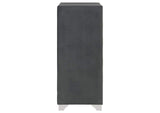 223385 Melody 5-drawer Bedroom Chest Grey