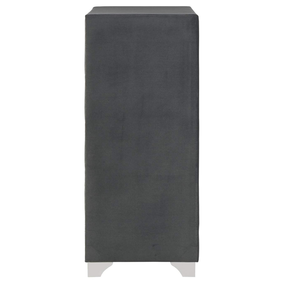 223385 Melody 5-drawer Bedroom Chest Grey