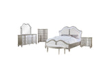 223391KW-S5 Evangeline 5-piece California King Bedroom Set Silver Oak