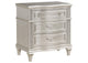 223392 Evangeline 3-drawer Nightstand Silver Oak